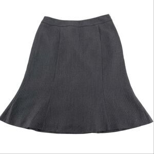 Ann Taylor Gray Midi Skirt